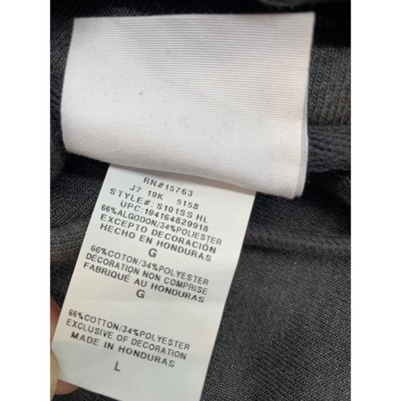 Champion Reverse Weave Men's Gray Short Sleeve Hoodie Sweatshirt Size Large - Picture 6 of 7